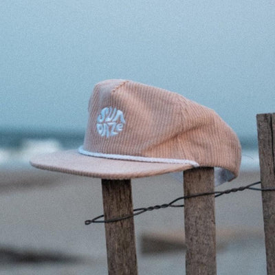 Tan Corduroy Hat | SunDaze Circle 5-panel