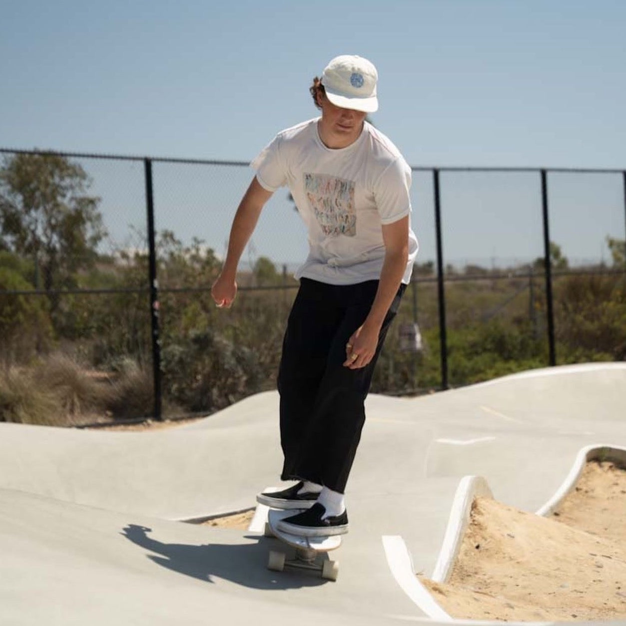 White Out Corduroy SunDaze Circle 5-panel