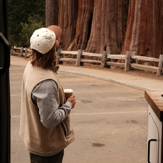 Sundaze 86' Pacific Cotton Snapback Creme/Brown