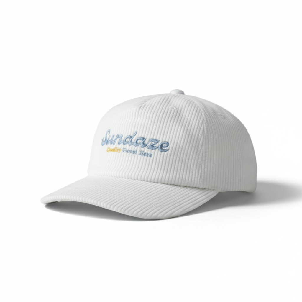 86' Corduroy White/Blue