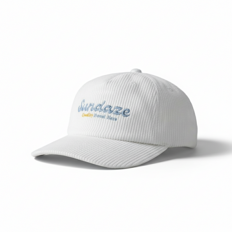 86' Corduroy White/Blue