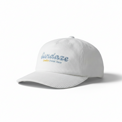 86' Corduroy White/Blue