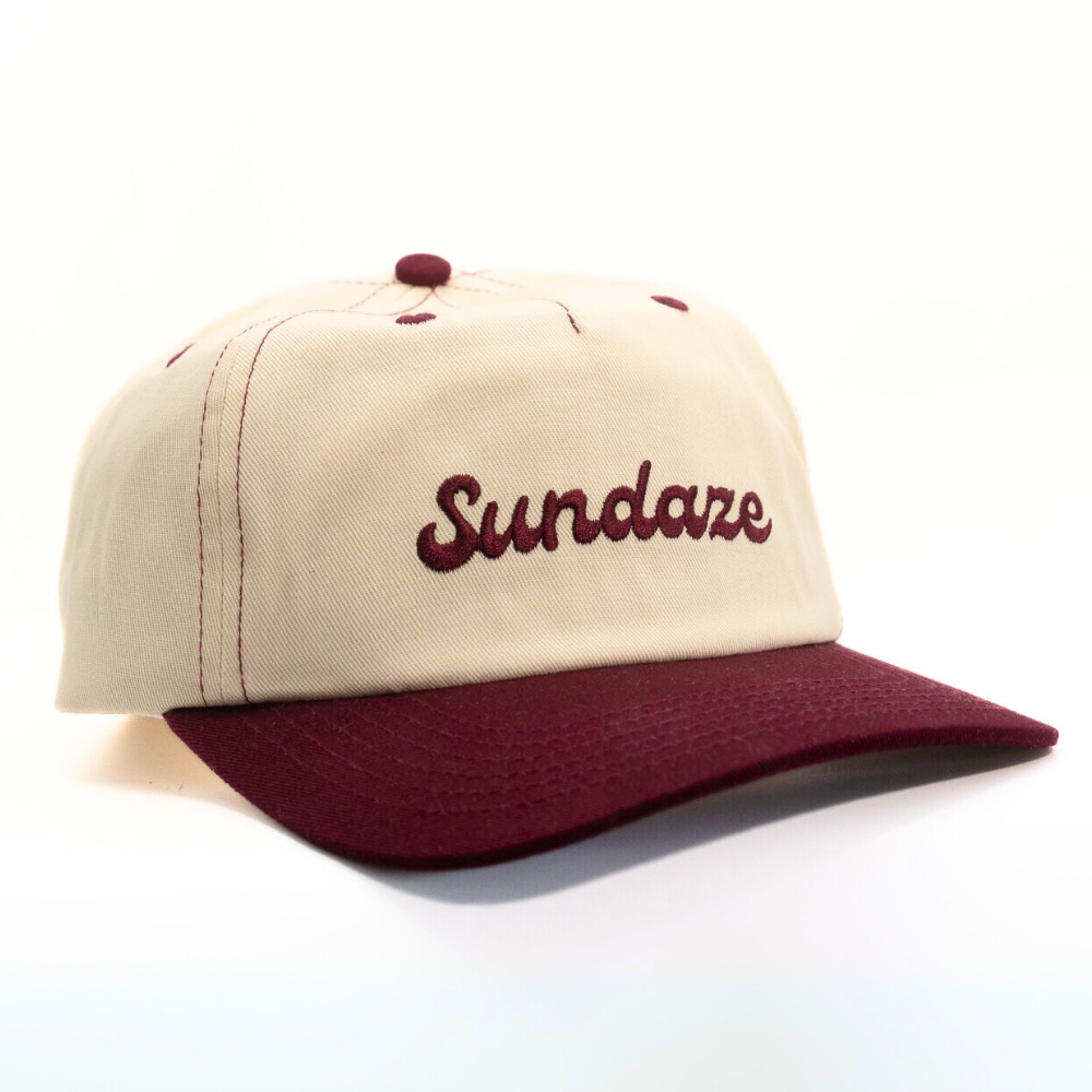 NEW Sundaze 86' Pacific Cotton Snapback Maroon