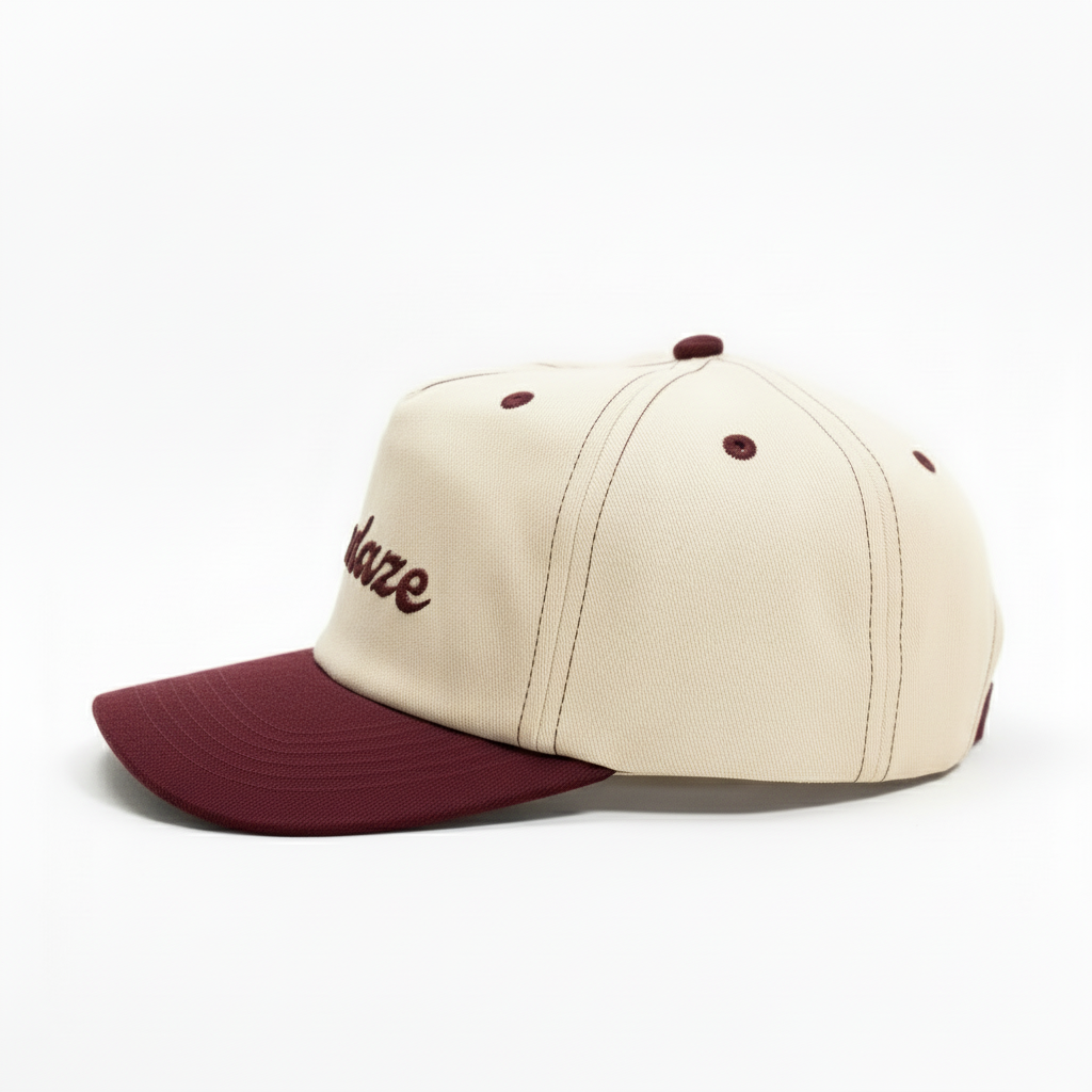 86' Retro Cotton Snapback Maroon