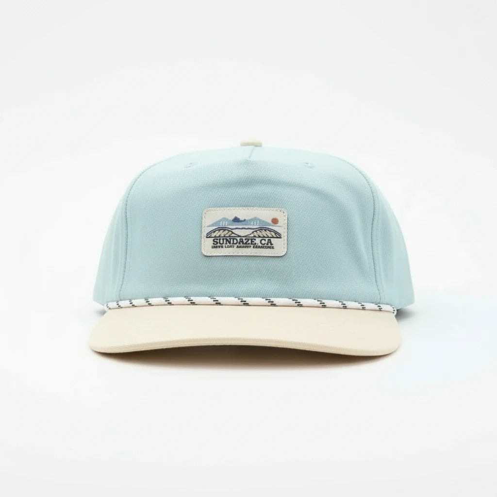 Teal and White Cotton Adventure Seeker Nylon with cord