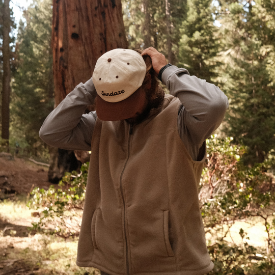 Sundaze 86' Pacific Cotton Snapback Creme/Brown