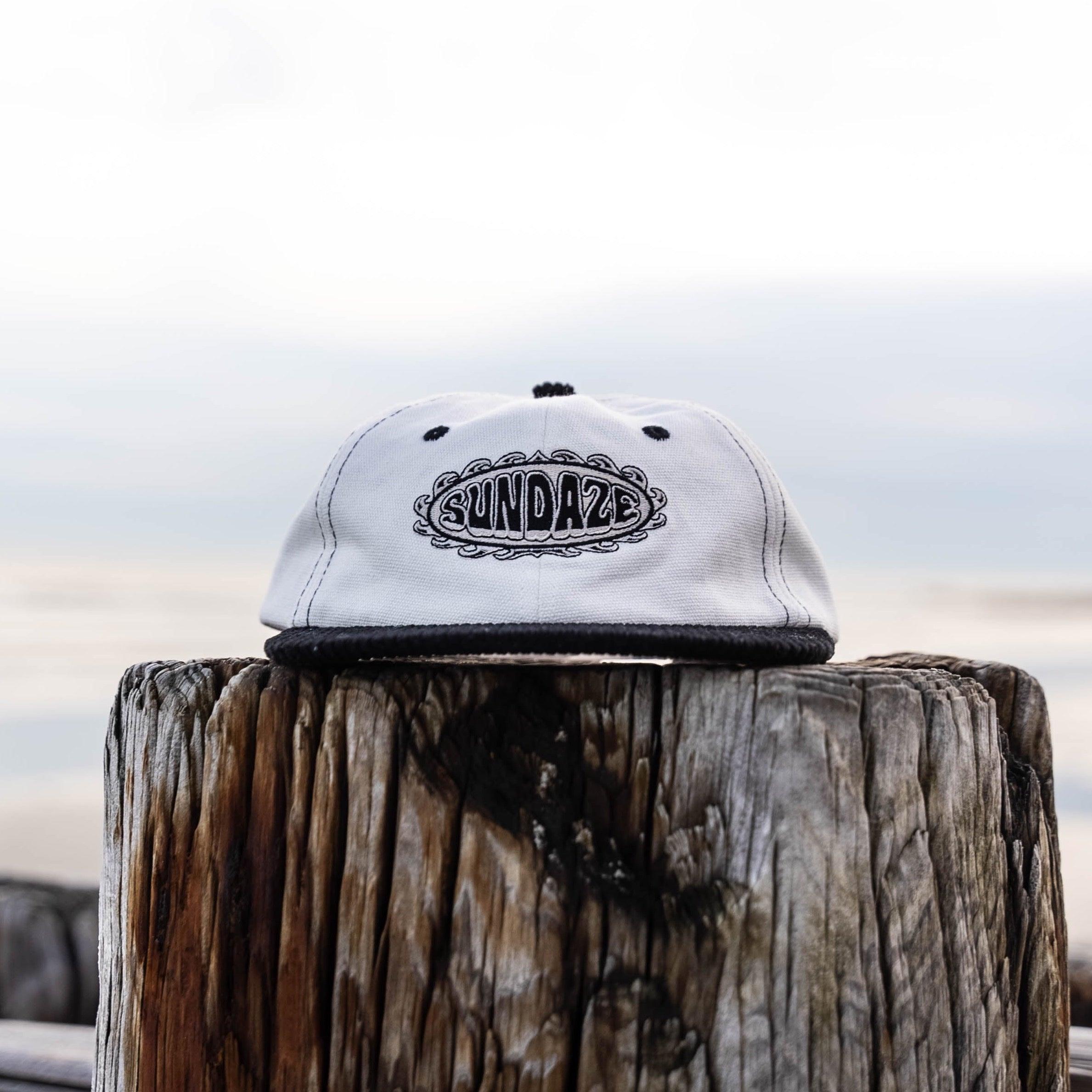 Black and White "SunWave" Corduroy Hats-SunDaze California