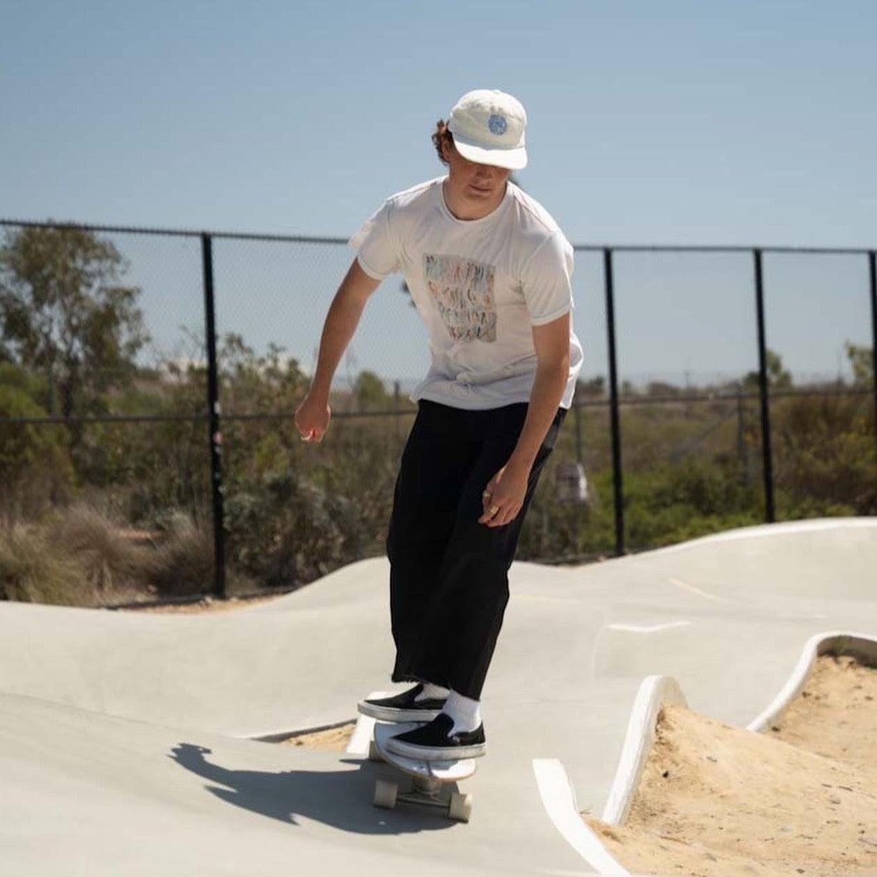 White Out Corduroy SunDaze Circle 5-panel-SunDaze California