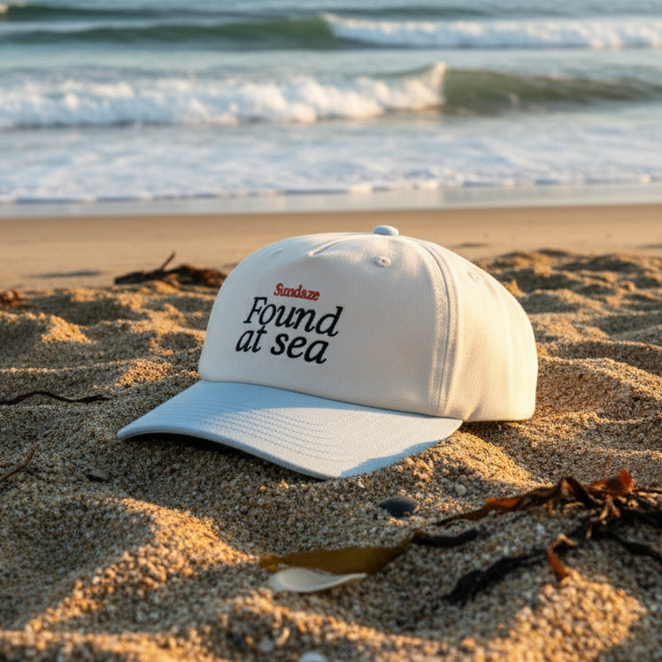 Found at Sea Teal Blue and White Cotton